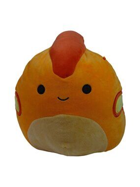 Squishmallows Kellytoy Nichelle the Parasaurolophus Orange Plush Stuffed Toy